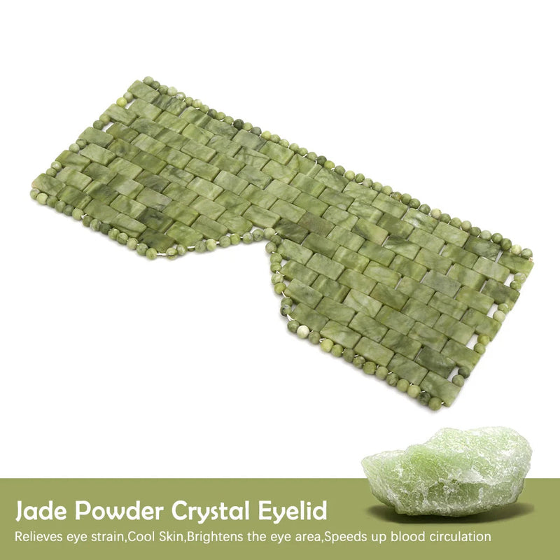 Natural Jade Face Mask Cold Therapy Jade Mask Cooling Sleep Eye Mask Relief Eye Cover Beauty Massage Tools Face Cooling Massager-Health Wisdom™