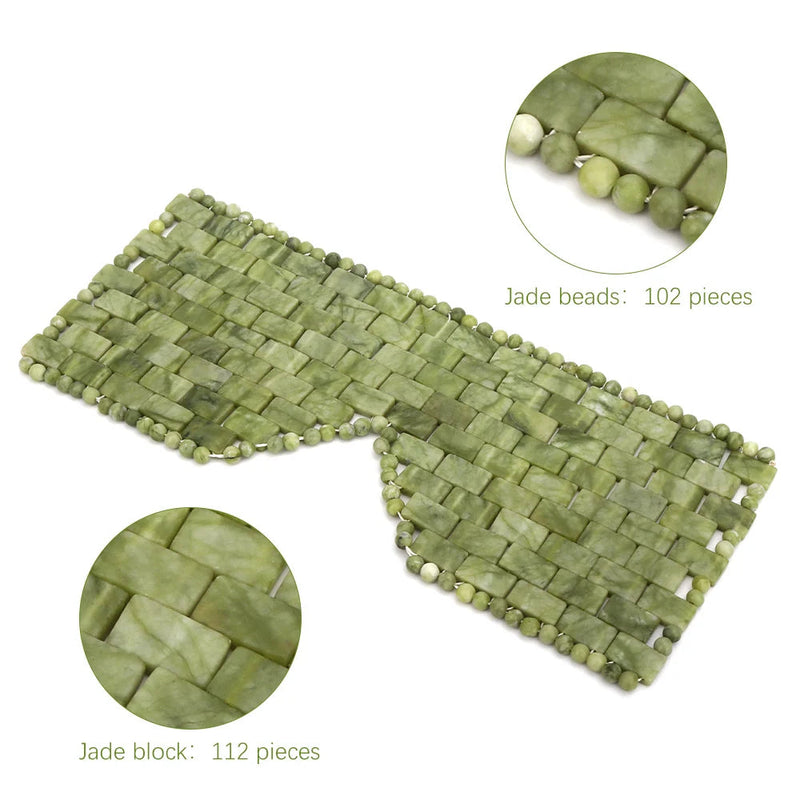Natural Jade Face Mask Cold Therapy Jade Mask Cooling Sleep Eye Mask Relief Eye Cover Beauty Massage Tools Face Cooling Massager-Health Wisdom™