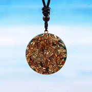 Natural Malachite Chakra Pendant Yoga Meditation Reiki Healing Crystal Orgonite Spiritual Energy Necklace-Health Wisdom™