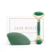 Natural Rose Quartz Roller Facial Jade Roller Stone Gua sha Scraper Face Lifting Massage Skin Eye Body Massager Beauty Care Tool-Health Wisdom™