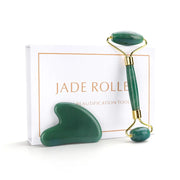 Natural Rose Quartz Roller Facial Jade Roller Stone Gua sha Scraper Face Lifting Massage Skin Eye Body Massager Beauty Care Tool-Health Wisdom™
