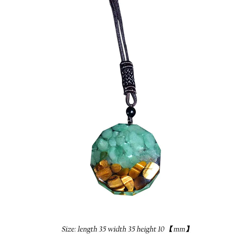 Natural Stone Pendant Meditation Crystal Orgonite Chakra Energy Crystal Pendant Meditation Healing Yoga Orgone Pendant For Men Women Gift-Health Wisdom™