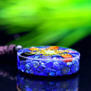 Natural Stone Pendant Meditation Healing Crystal Orgonite Lapis Lazuli Energy Orgone Necklace For Women Men Chakra Jewelry Gifts-Health Wisdom™