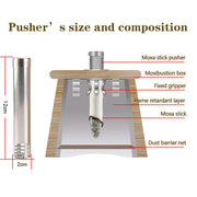 Nature Oak Moxibustion Burner Box Warm Acupuntura Massage Therapy Moxa Stick Neck Knee Body Acupoint Massager 8mm Thickness-Health Wisdom™