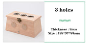 Nature Oak Moxibustion Burner Box Warm Acupuntura Massage Therapy Moxa Stick Neck Knee Body Acupoint Massager 8mm Thickness-Health Wisdom™