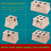 Nature Oak Moxibustion Burner Box Warm Acupuntura Massage Therapy Moxa Stick Neck Knee Body Acupoint Massager 8mm Thickness-Health Wisdom™