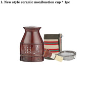 New Design Ceramic Moxibustion Burner Available for 20cm Moxa Roll Warm Massage Chinese Herb Scraping Therapy Hot Compress-Health Wisdom™