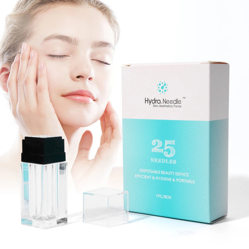 New Integrated Design Hydra Needle 25 pins Derma Stamp Microneedle Therapy New Hydro dermastamp for Skin Rejuvenation-Health Wisdom™