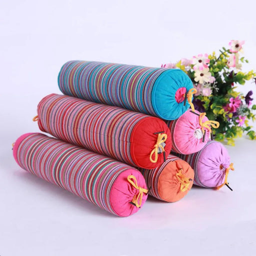 Non-defrmation Cervical Pillow 530g Buckwheat Hull Physiotherapy Traction Health Care Neck Waist Massage Washable Shell Fabric-Health Wisdom™