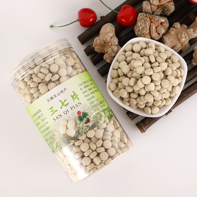 Notoginseng Root Pills, Pseudoginseng Root Powder, San Qi, Tian Qi Pian 田七片-Health Wisdom™