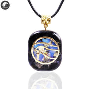 Orgonite Crystal Necklace Eye Of Horus Egypt Protection Pendant Ancient Orgone Egyptian Symbol Of Protection-Health Wisdom™