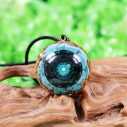 Orgonite Energy Necklace For Women Men Turquoises Reiki Crystal Orgone Chakra Pendant With Adjustable Neck Cord-Health Wisdom™