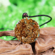 Orgonite Energy Necklace For Women Men Turquoises Reiki Crystal Orgone Chakra Pendant With Adjustable Neck Cord-Health Wisdom™