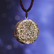 Orgonite Necklace Sri Yantra Pendant Sacred Geometry Tiger Eye Energy Necklace Orgone For Women Men Jewelry-Health Wisdom™