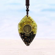Orgonite Pendant Tree Of Life Orgone Necklace Orgone Generator Balancing Positive Energy Harmony Luck Yoga Meditation Reiki-Health Wisdom™