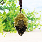 Orgonite Pendant Tree Of Life Orgone Necklace Orgone Generator Balancing Positive Energy Harmony Luck Yoga Meditation Reiki-Health Wisdom™