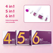 Original DRS 4/5/6in1 Derma Roller Needle Microdermabrasion Facial Roller Microneedle Kit for Skin Care Rejuvenation-Health Wisdom™