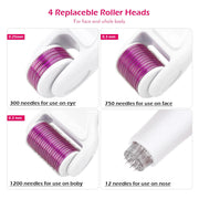 Original DRS 4/5/6in1 Derma Roller Needle Microdermabrasion Facial Roller Microneedle Kit for Skin Care Rejuvenation-Health Wisdom™