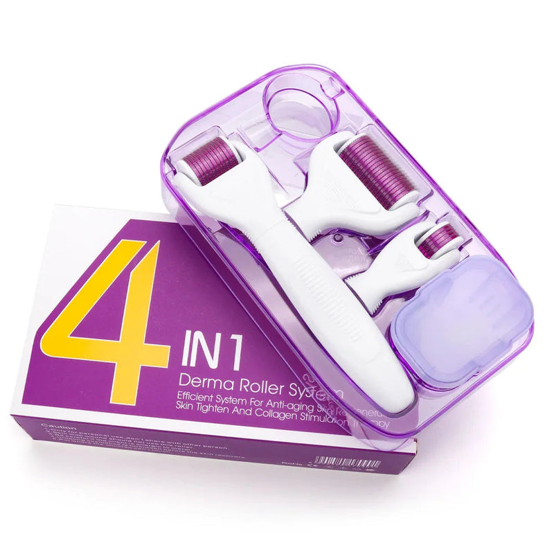 Original DRS 4/5/6in1 Derma Roller Needle Microdermabrasion Facial Roller Microneedle Kit for Skin Care Rejuvenation-Health Wisdom™