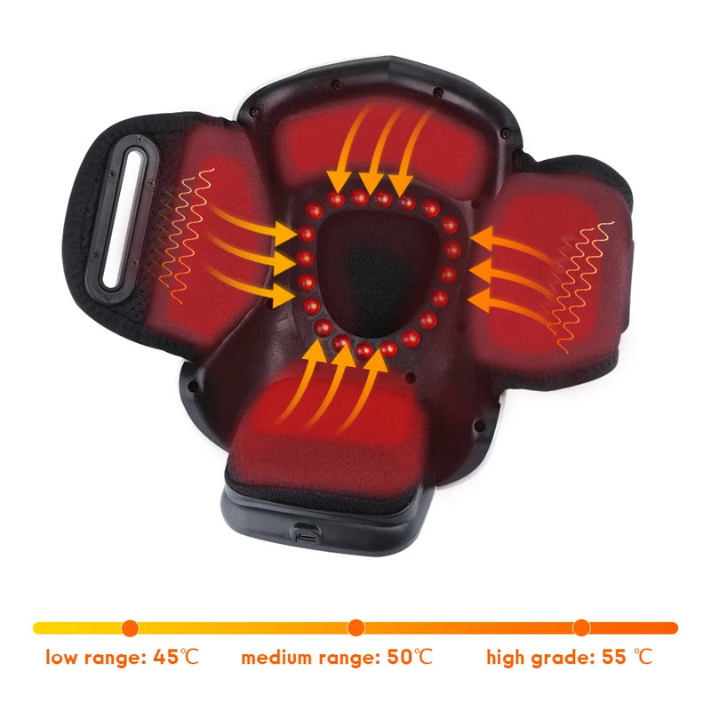 Orthopaedic Air Compression Knee Pads Knee Protection Massager for Joint Arthritis Pain IR Heating Physiotherapy Pressotherapy-Health Wisdom™