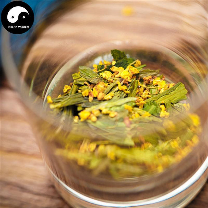 Osmanthus Flavor Long Jing 桂花香龙井 Green Tea West Lake Dragonwell Tea-Health Wisdom™