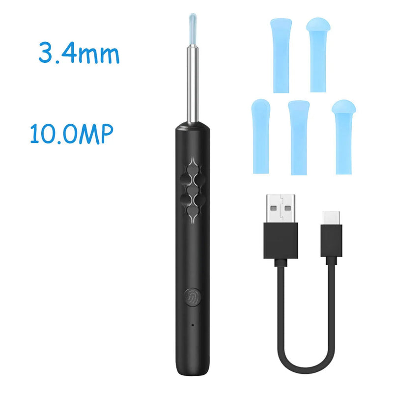 PASTSKY Ear Cleaner Ear Wax Candle Removal Tool WiFi 3.0MP Otoscope Wireless 3.9mm Camera Medical Health Care Oral Inspection-Health Wisdom™