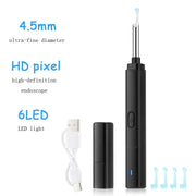 PASTSKY Ear Cleaner Ear Wax Candle Removal Tool WiFi 3.0MP Otoscope Wireless 3.9mm Camera Medical Health Care Oral Inspection-Health Wisdom™