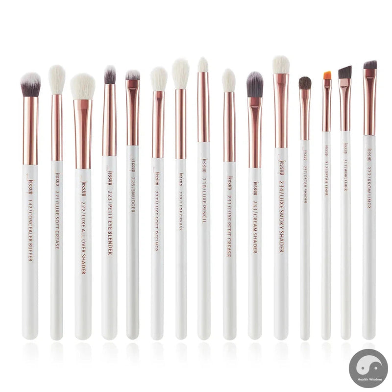 Perfect 15pcs Makeup Brushes Set Professional Eye Makeup Brush Kits Eyeshadow Eyeliner Eyebrow Blending Concealer Brochas T294-Health Wisdom™