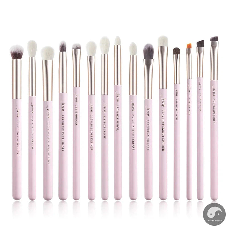 Perfect 15pcs Makeup Brushes Set Professional Eye Makeup Brush Kits Eyeshadow Eyeliner Eyebrow Blending Concealer Brochas T294-Health Wisdom™