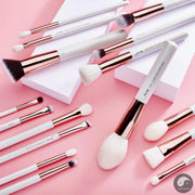Perfect 25pcs Professional Makeup Brushes set Make up Brush Tools kit Foundation set Powder Blushes Beauty Pearl White T215-Health Wisdom™