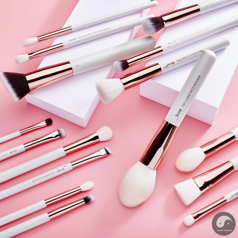 Perfect 25pcs Professional Makeup Brushes set Make up Brush Tools kit Foundation set Powder Blushes Beauty Pearl White T215-Health Wisdom™
