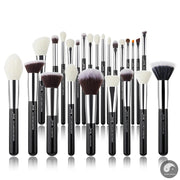 Perfect 25pcs Professional Makeup Brushes set Make up Brush Tools kit Foundation set Powder Blushes Beauty Pearl White T215-Health Wisdom™