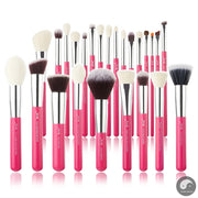 Perfect 25pcs Professional Makeup Brushes set Make up Brush Tools kit Foundation set Powder Blushes Beauty Pearl White T215-Health Wisdom™