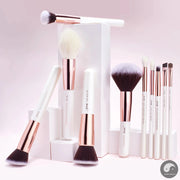 Perfect 25pcs Professional Makeup Brushes set Make up Brush Tools kit Foundation set Powder Blushes Beauty Pearl White T215-Health Wisdom™