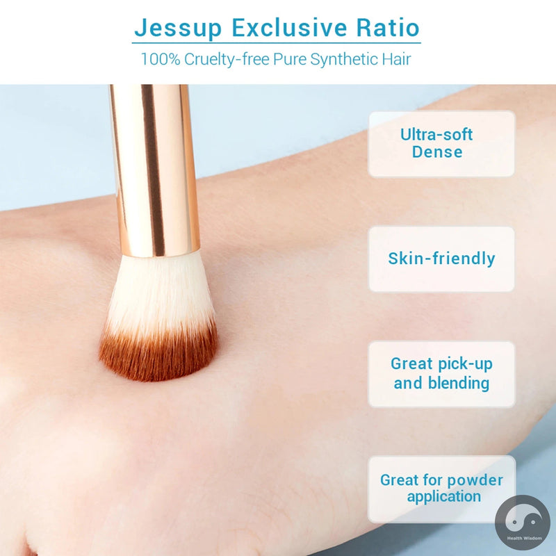 Perfect Bamboo Eye Brushes set, 15pcs Eyeshadow Details Eyeliner Eyebrow Precise shading Blending-Health Wisdom™