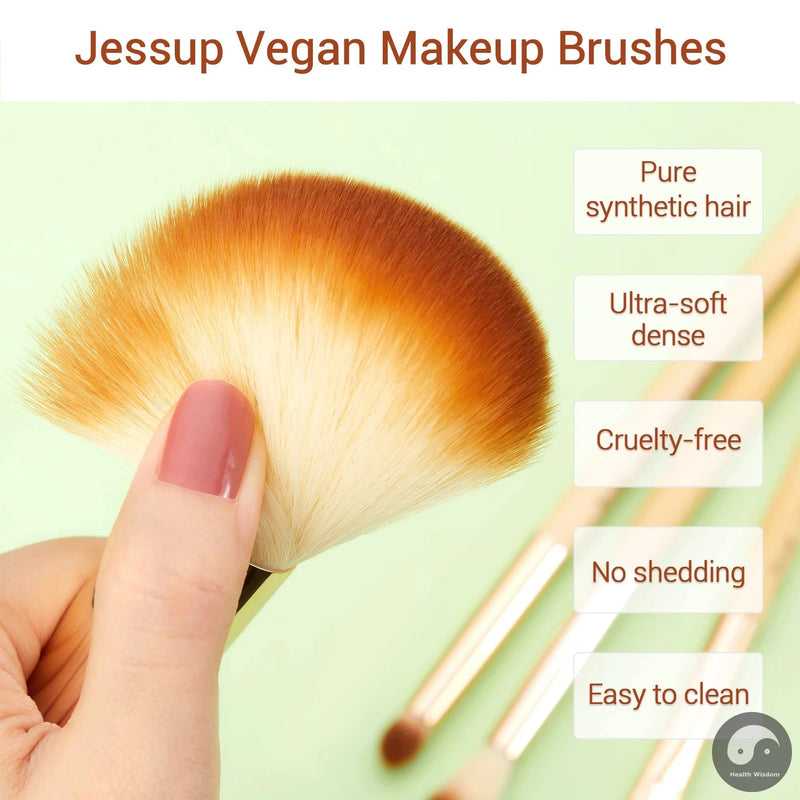 Perfect Brand 6pcs Bamboo Professional Makeup Brushes Sets Beauty Tools Make up Brush kit Buffer Paint Cheek Highlight Powder-Health Wisdom™