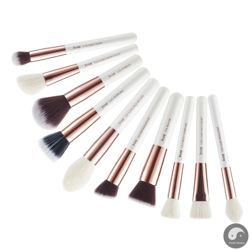 Perfect Brushes Face Makeup Brushes Set 10pcs Cosmetic Make Up Brush Contour Powder Blush Makeup Brushes Set-Health Wisdom™