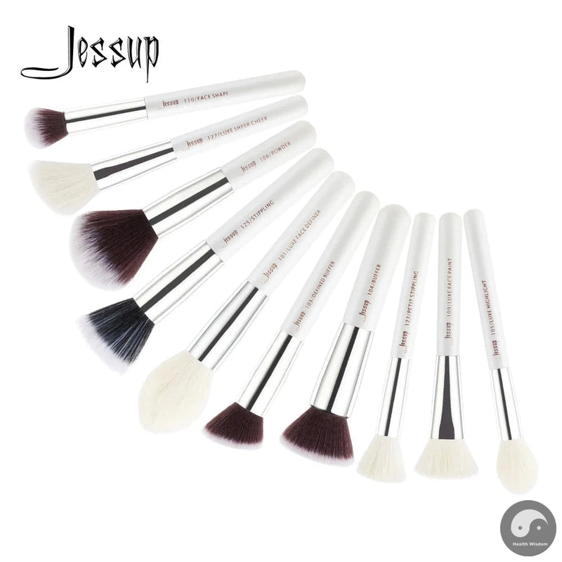 Perfect Brushes Face Makeup Brushes Set 10pcs Cosmetic Make Up Brush Contour Powder Blush Makeup Brushes Set-Health Wisdom™