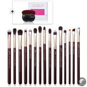 Perfect Eye Brushes Set 15pcs Makeup brush, Natural Synthetic,Eyeshadow Brush,Eyeliner Blending Eyebrow Concealer T284-Health Wisdom™