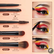 Perfect Eye Brushes set,13/ 16pcs Makeup Brushes, Synthetic Precision Eyebrow Brush Eyeshadow Blending Concealer Eyeliner T272-Health Wisdom™