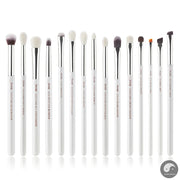 Perfect Eye Makeup Brushes Set 15pcs Precise Eyeshadow Brush Eyebrow EyeLiner Blending Concealer Natural Synthetic Black T177-Health Wisdom™