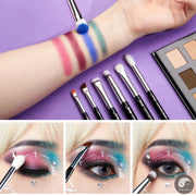 Perfect Eye Makeup Brushes Set 15pcs Precise Eyeshadow Brush Eyebrow EyeLiner Blending Concealer Natural Synthetic Black T177-Health Wisdom™