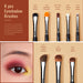 Perfect Eye Makeup Brushes Set,Professional Makeup Brush,Synthetic Eye Blending Brush Eyeshadow Brush Eyebrow Crease Shader T341-Health Wisdom™