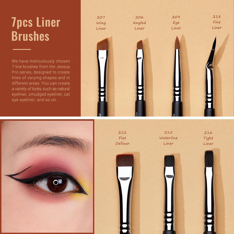 Perfect Eye Makeup Brushes Set,Professional Makeup Brush,Synthetic Eye Blending Brush Eyeshadow Brush Eyebrow Crease Shader T341-Health Wisdom™