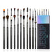 Perfect Eye Makeup Brushes Set,Professional Makeup Brush,Synthetic Eye Blending Brush Eyeshadow Brush Eyebrow Crease Shader T341-Health Wisdom™