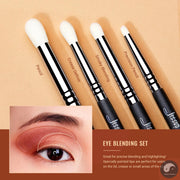 Perfect Eye Makeup Brushes set Professional Eye Blending Brush Synthetic Blends Shadow Crease Pencil Smoky T338-Health Wisdom™