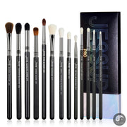 Perfect Eye Makeup Brushes set Professional Eye Blending Brush Synthetic Blends Shadow Crease Pencil Smoky T338-Health Wisdom™