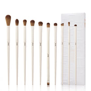 Perfect Eye Makeup Brushes set,10pcs-14PCS Eyeshadow brushes set Eyebrow Eyeliner Blending Concealer Highlighter Brush Light Grey-Health Wisdom™
