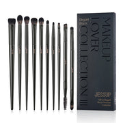 Perfect Eye Makeup Brushes set,10pcs-14PCS Eyeshadow brushes set Eyebrow Eyeliner Blending Concealer Highlighter Brush Light Grey-Health Wisdom™