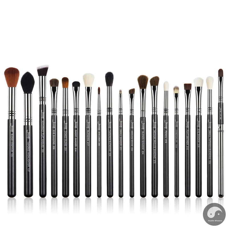 Perfect Eyebrow brushes set,3pcs Pro eyebrow brush,synthetic,brow sculpt/slim flat angled brows brush/precision definer T326-Health Wisdom™